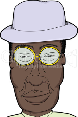 Black Man with Glasses