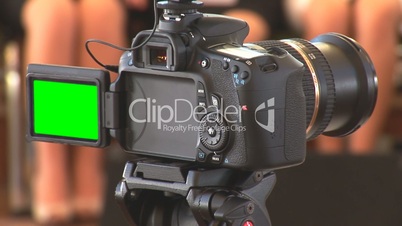 DSLR  video with green screen