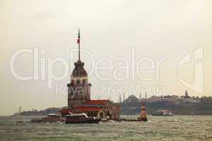 maiden's island in istanbul, turkey