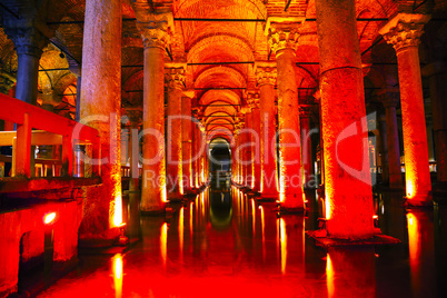 Basilica Cistern interior