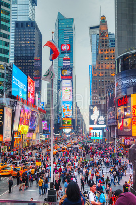 Times square in New York City