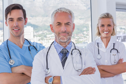 Group of doctor and nurses standing together