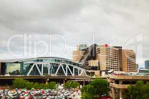 Philips Arena and CNN Center in Atlanta