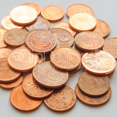 Euro coins