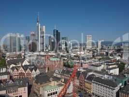 Aerial view of Frankfurt