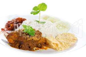 Nasi lemak traditional malay food