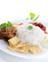 Malay food Nasi lemak