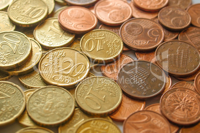 Euro coins