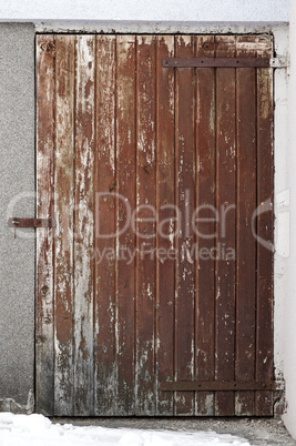 Old small wooden door 001-130127