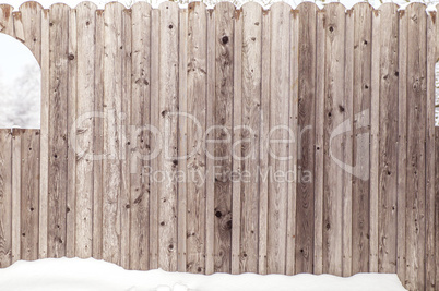 Wooden fence 001-130127
