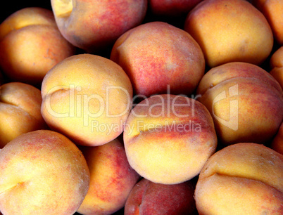 The texture of peaches