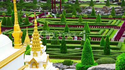 Nong Nooch tropical garden in Thailand