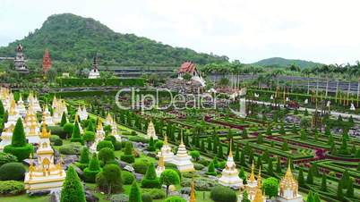 Nong Nooch tropical garden and mountain in Thailand