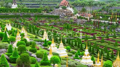 tropical garden Nong Nooch in Thailand