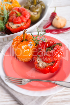 stuffed peppers with rice