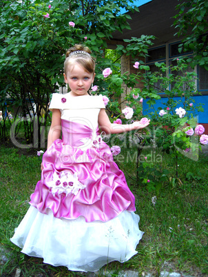 little sympathetic girl - princess