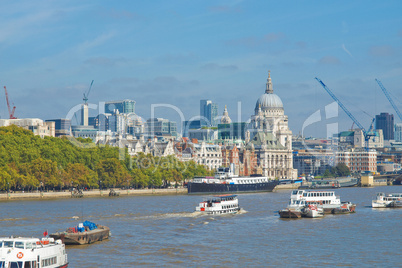 River Thames in London