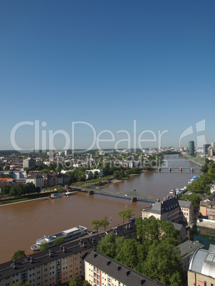 Aerial view of Frankfurt