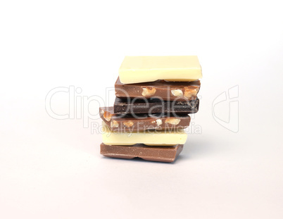 chocolate pile