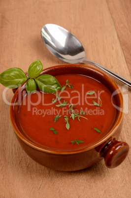 Mediterranean tomato soup