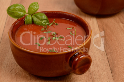 Mediterranean tomato soup