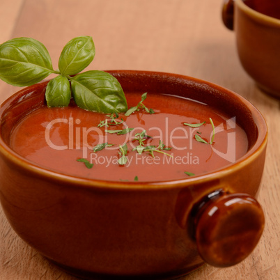 Mediterranean tomato soup