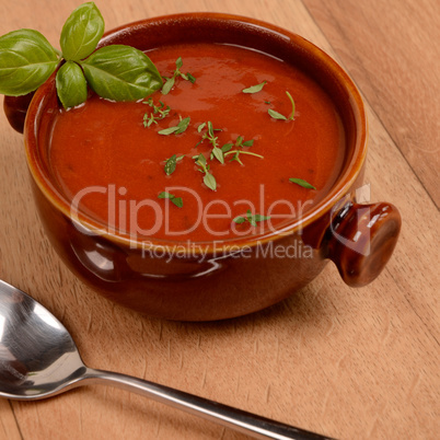 Mediterranean tomato soup