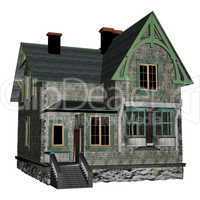Cottage house - 3D render