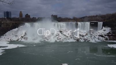 Niagara Falls American Falls Slow Motion 02 - 30p