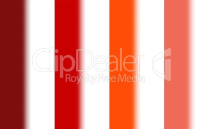 4x weicher Übergang von rot / orange zu weiß aus Punkten