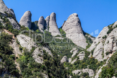 Montserrat mountains