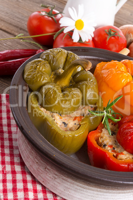 stuffed peppers with rice