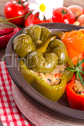 stuffed peppers with rice