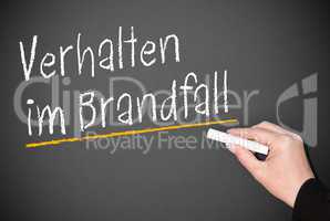 Verhalten im Brandfall