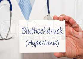 Bluthochdruck - Hypertonie