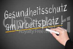 Gesundheitsschutz am Arbeitsplatz