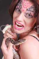 Schlangenfrau,snake woman