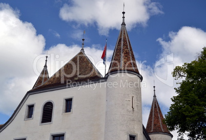 Castle of Nyon in Switzerland