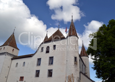 Castle of Nyon in Switzerland