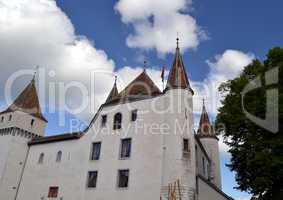 Castle of Nyon in Switzerland