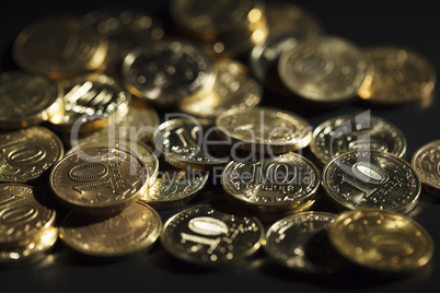 ten russian rubles coins