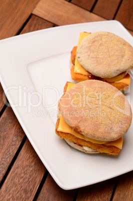 Burger with fish