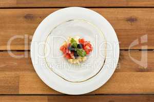 Fresh caprese tartar