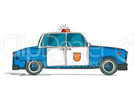 police car cartoon