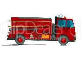 fire truck cartoon