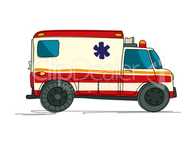 ambulance cartoon