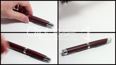 Set: Take and put the pen