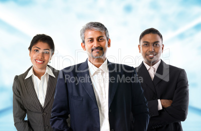 Indian business team.