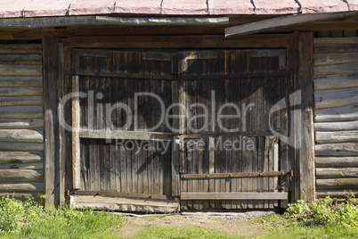 Old wooden gate