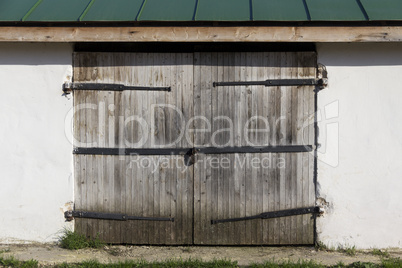 Old wooden gate